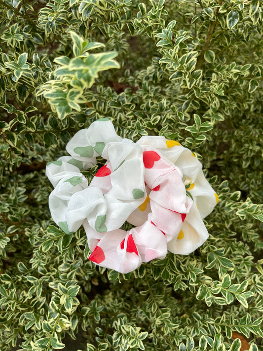 Heart Scrunchie