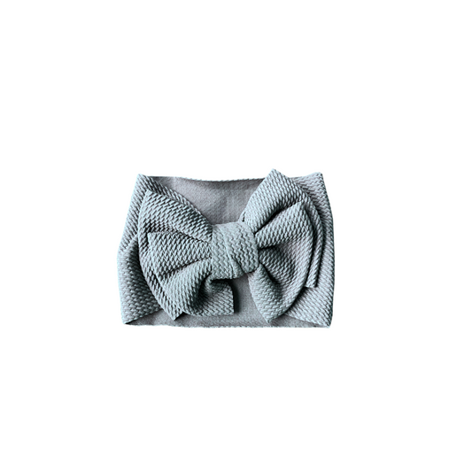 Seamless Textured Bow Band for babies