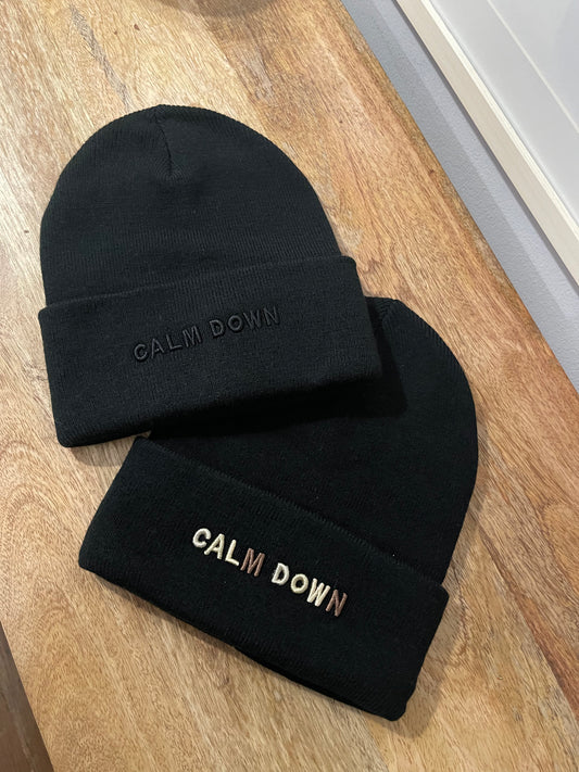 Calm Down Beanie - Adult