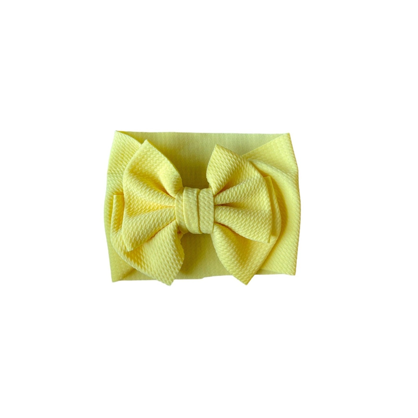Seamless Textured Bow Band for babies