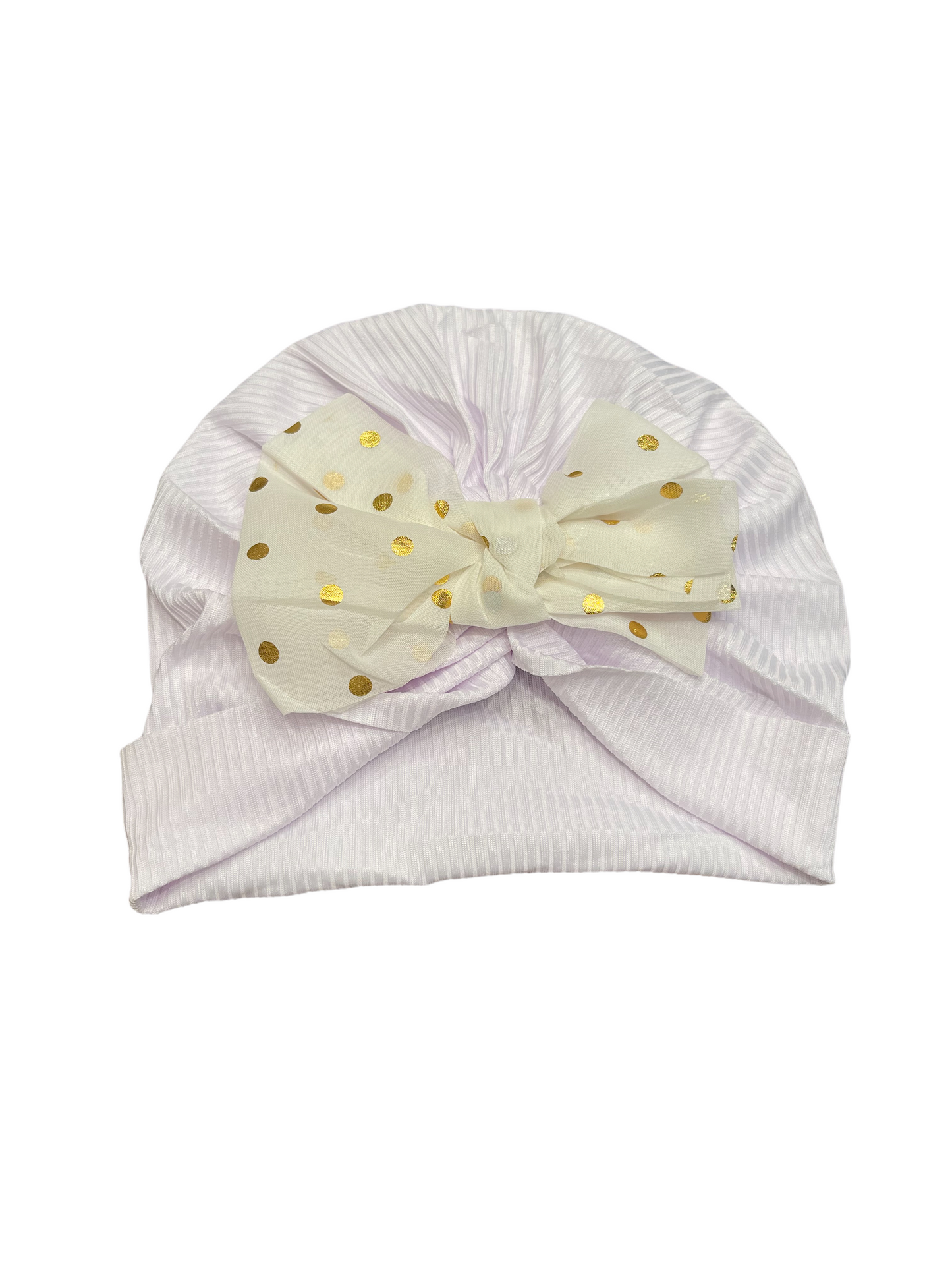 Polka Dot Bow Turban for babies/kids