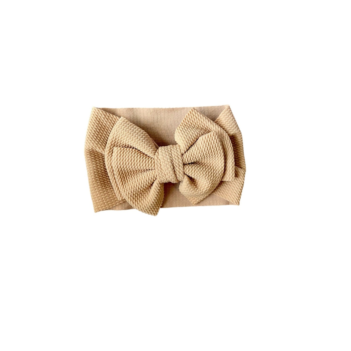Seamless Textured Bow Band for babies