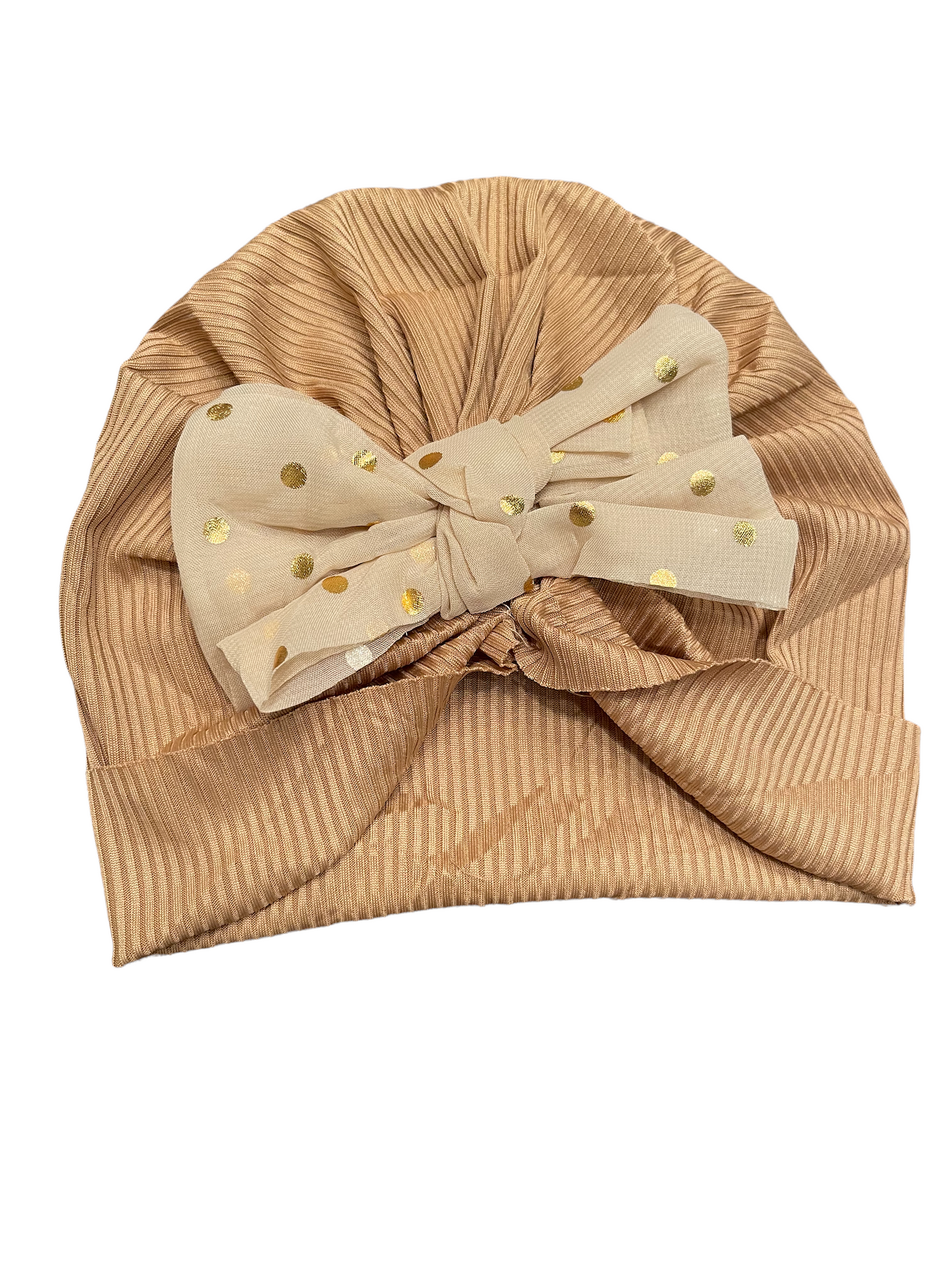 Polka Dot Bow Turban for babies/kids